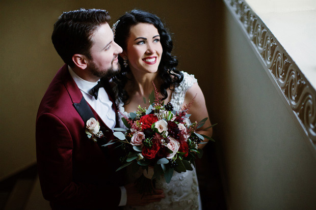  Gorgeous Gatsby Inspired Winter Wedding & Tankardstown House wedding // onefabday.com