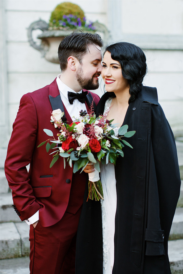  Gorgeous Gatsby Inspired Winter Wedding & Tankardstown House wedding // onefabday.com