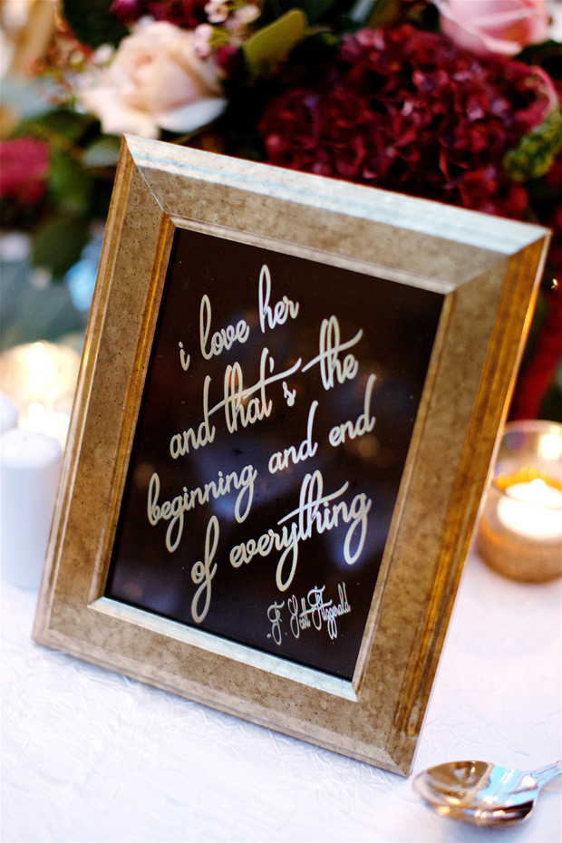 Gorgeous Gatsby Inspired Winter Wedding // onefabday.com