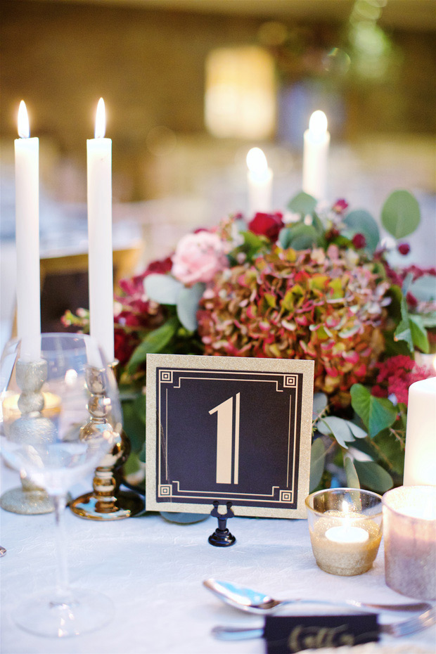 Gorgeous Gatsby Inspired Winter Wedding // onefabday.com