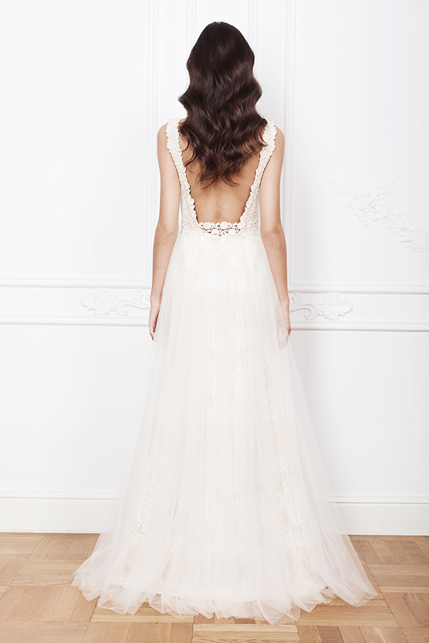 Mara wedding dress from Divine Atelier wedding dresses 2016 - Open back wedding dress with tulle skirt  -  see the rest of the collection on onefabday.com