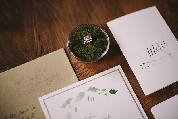 Pretty forest alternative wedding inspiration by Berit Altis Photography // www/onefabday.com