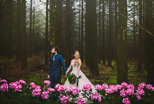 Pretty forest inspired wedding by Berit Altis Photography // www/onefabday-com.go-vip.net