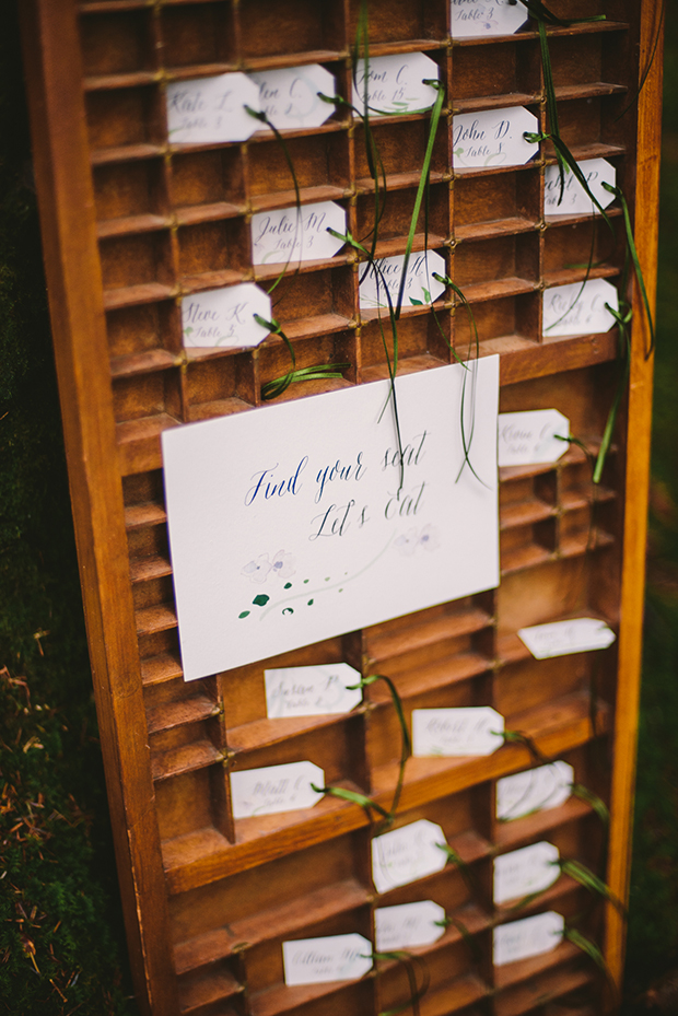 Pretty forest alternative wedding inspiration by Berit Altis Photography // www/onefabday.com