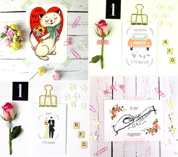 Gorgeous Stationery from Red Fox Design | See more on onefabday.com