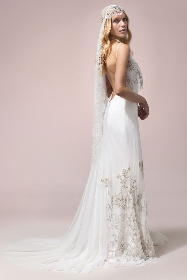 Leif wedding dress from Rue De Seine Nomadic Love Collection 2016 - Romantic open back boho wedding dress - see the rest of the collection on onefabday.com