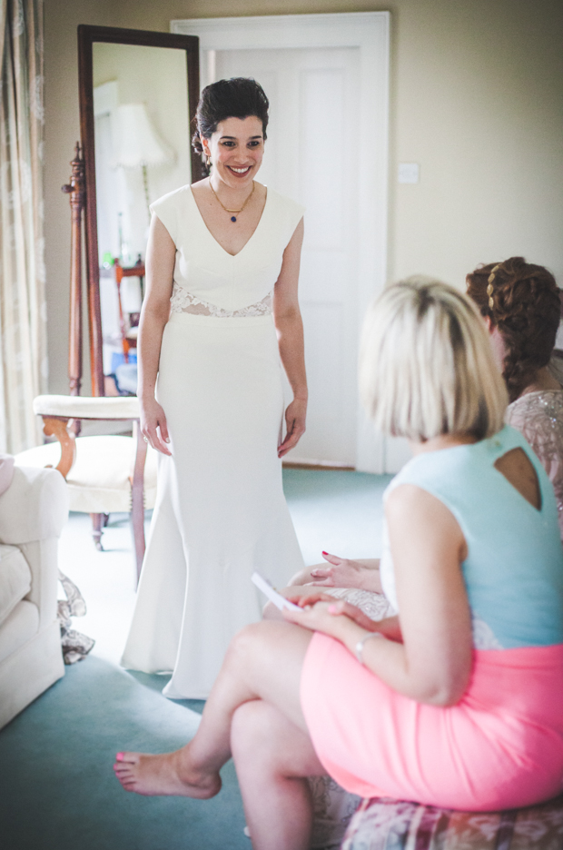 Outdoor Colourful Trudder Lodge Wedding by Leanne Keaney Photography // onefabday.com