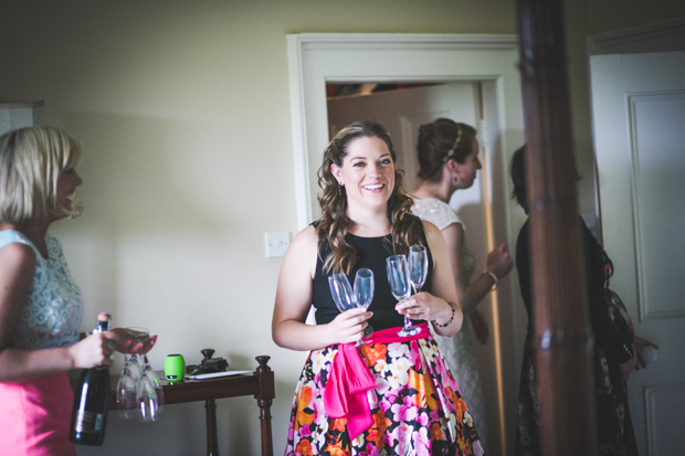 Outdoor Colourful Trudder Lodge Wedding by Leanne Keaney Photography // onefabday.com