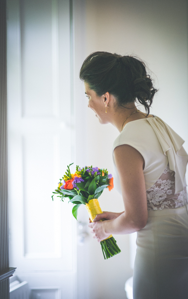 Outdoor Colourful Trudder Lodge Wedding by Leanne Keaney Photography // onefabday.com