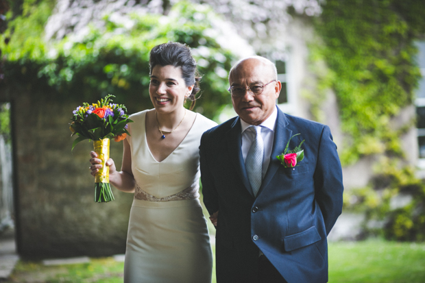 Outdoor Colourful Trudder Lodge Wedding by Leanne Keaney Photography // onefabday.com