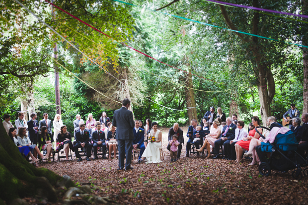 Outdoor Colourful Trudder Lodge Wedding by Leanne Keaney Photography // onefabday.com