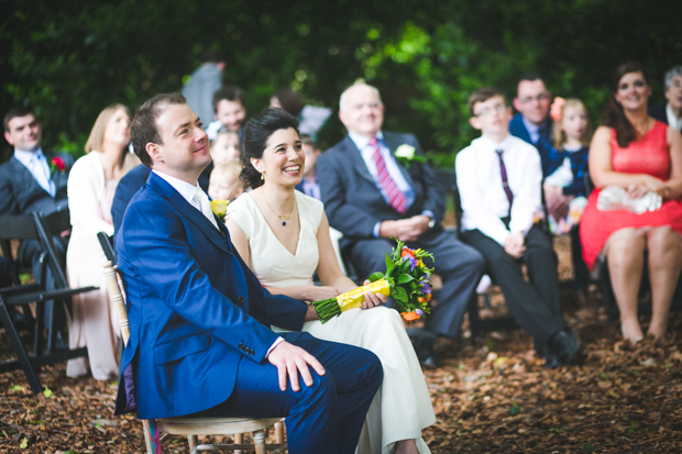 Outdoor Colourful Trudder Lodge Wedding by Leanne Keaney Photography // onefabday.com