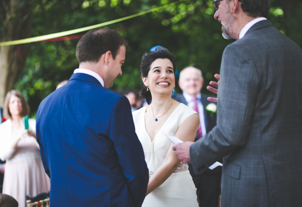 Outdoor Colourful Trudder Lodge Wedding by Leanne Keaney Photography // onefabday.com