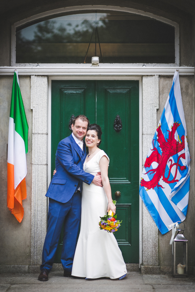 Colourful wedding at Trudder Lodge by Leanne Keaney Photography // onefabday.com