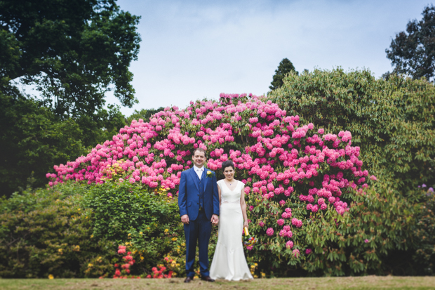 Outdoor Colourful Trudder Lodge Wedding by Leanne Keaney Photography // onefabday.com