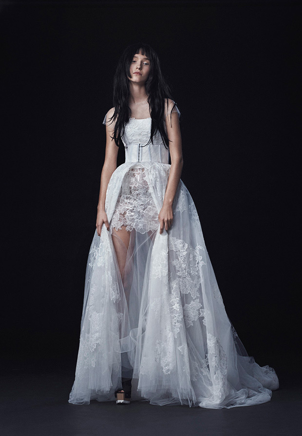 A Rebel Romance | The Vera Wang Fall 2016 Collection | see all the gowns on onefabday.com