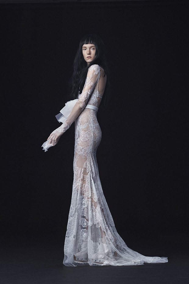 A Rebel Romance | The Vera Wang Fall 2016 Collection | see all the gowns on onefabday.com