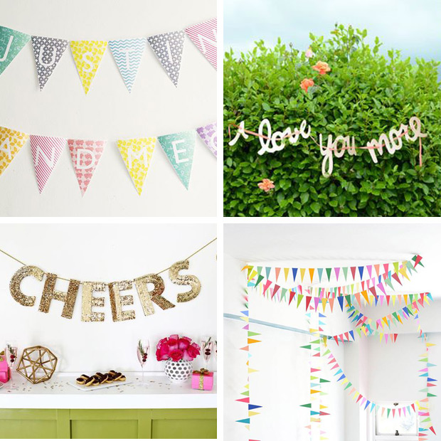 Where to find wedding bunting, banners and garlands for your big day | onefabday.com