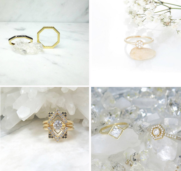 Alternative Wedding Jewellery from Zoe & Morgan | See more on onefabday.com