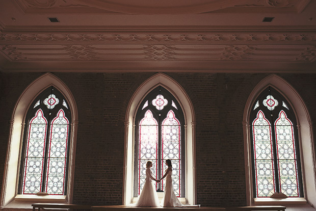 Beautiful same sex wedding at Smock Alley Theatre | onefabday.com