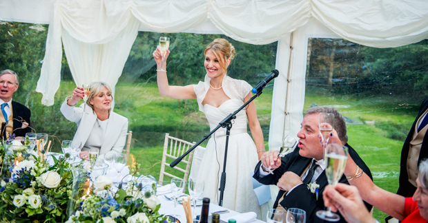 Classic British marquee wedding by Lisa Carpenter photography // onefabday.com