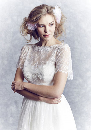 Bonnie wedding dress from the London Collection by Tanya Grig | See more on onefabday.com