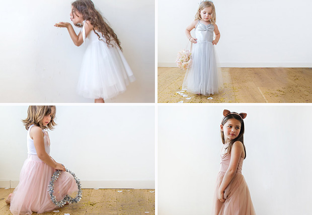 Flowergirl Dresses & Tutu Skirts from Blushin Girls | See more on onefabday.com