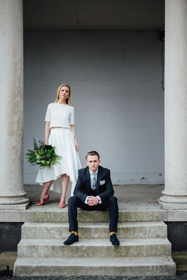 Chic minimalist wedding by Gareth McGaughey Photography // onefabday.com