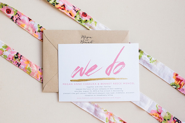 DIY Wedding Stationery Advice // onefabday.com