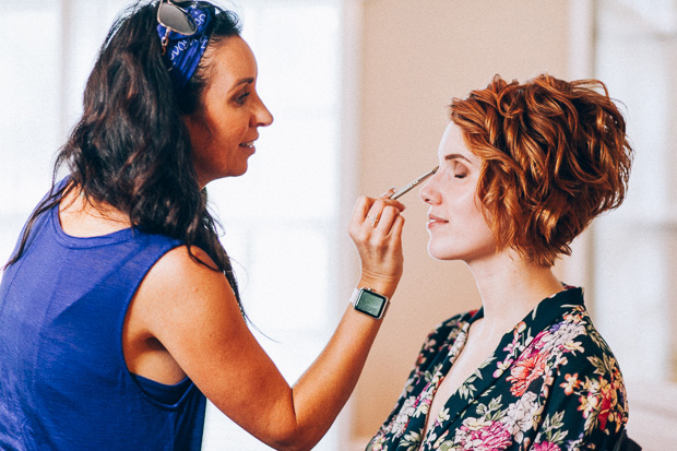 Beautiful Florida real wedding with a blue wedding dress | onefabday.com