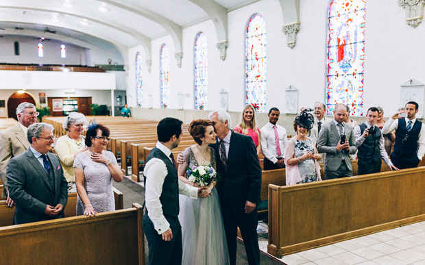 Beautiful Florida real wedding with a blue wedding dress | onefabday.com