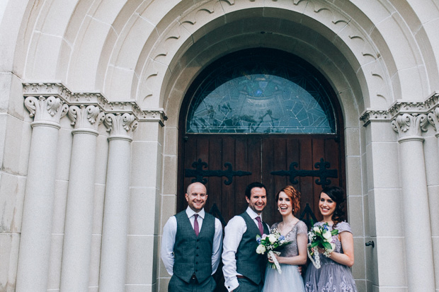 Beautiful Florida real wedding with a blue wedding dress | onefabday.com