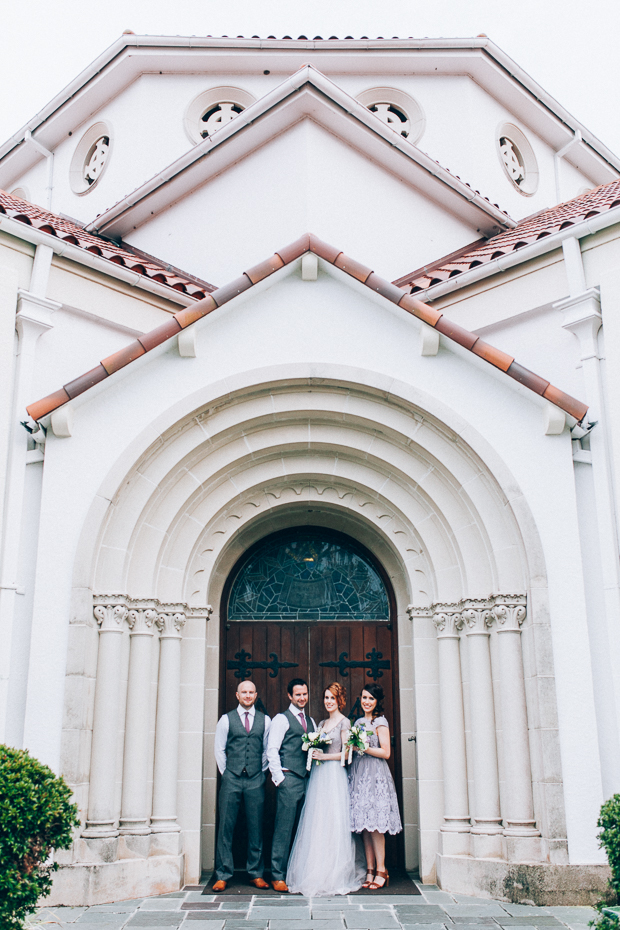 Beautiful Florida real wedding with a blue wedding dress | onefabday.com