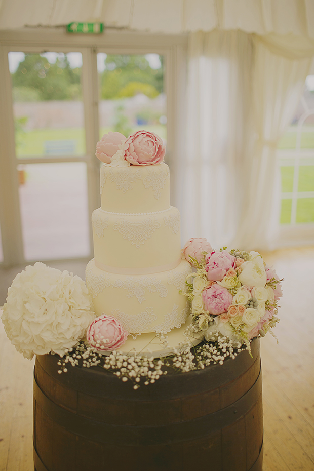 Pretty pastel marquee wedding by Grace Photography. Drenagh Estate wedding // onefabday.com