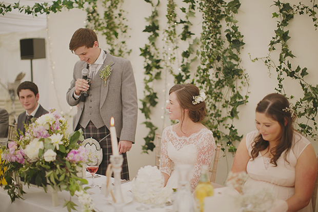 Pretty pastel marquee wedding by Grace Photography // onefabday.com