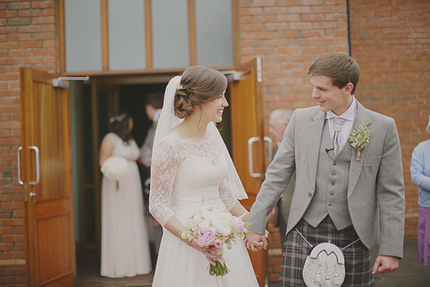 Pretty pastel marquee wedding by Grace Photography. Drenagh Estate wedding // onefabday.com