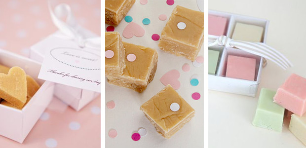 Fudge // 13 Sweet Edible Wedding Favour Ideas // onefabday.com