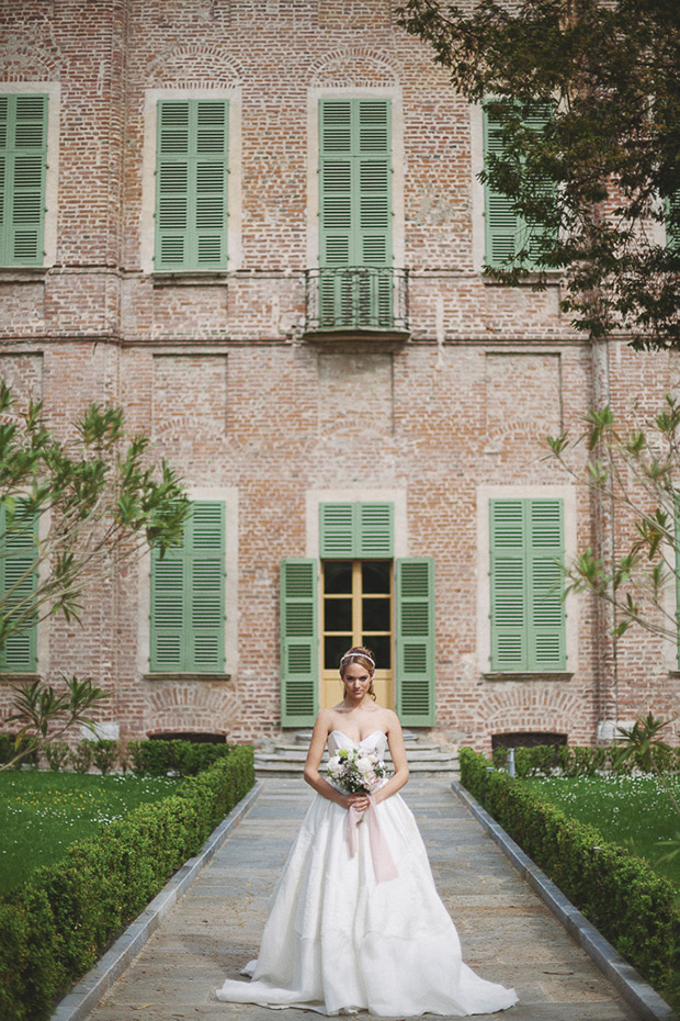 Pretty pink Italian wedding inspiration byTiziana Gallo // onefabday.com