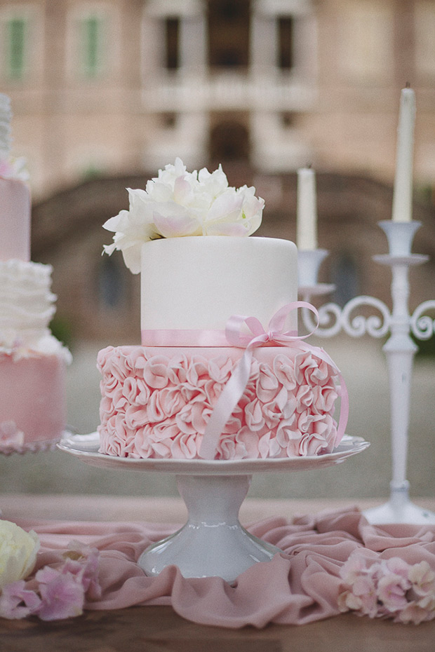 Pretty pink Italian romantic wedding ideas by Tiziana Gallo // onefabday.com