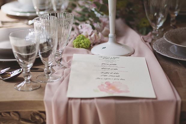 Pretty pink Italian wedding inspiration byTiziana Gallo // onefabday.com