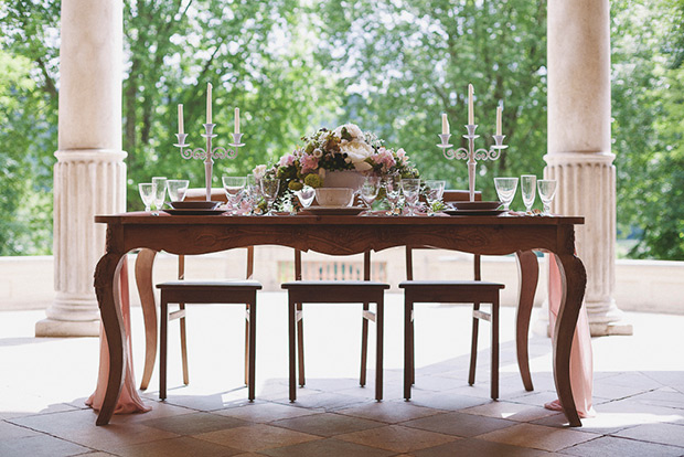 Pretty pink Italian wedding inspiration byTiziana Gallo // onefabday.com