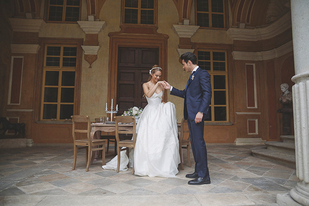 Pretty pink Italian wedding inspiration byTiziana Gallo // onefabday.com