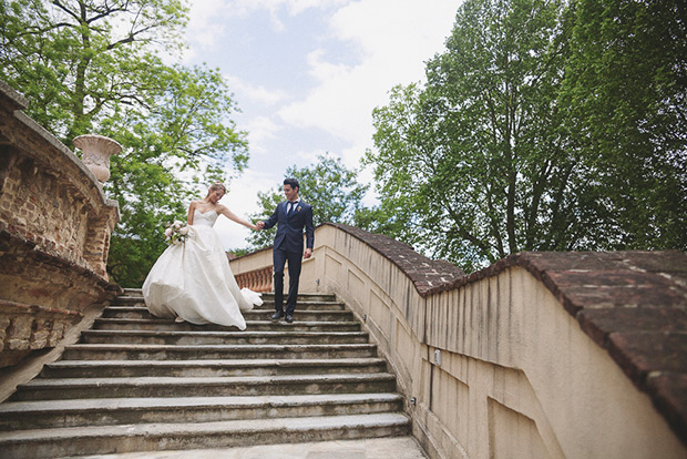 Pretty pink Italian wedding inspiration byTiziana Gallo // onefabday.com