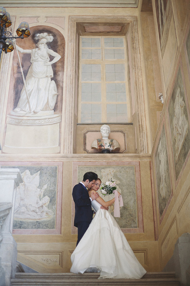 Pretty pink Italian romantic wedding ideas by Tiziana Gallo // onefabday.com