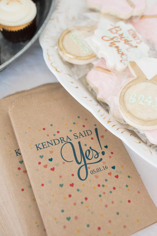 Beautiful shabby chic, boho inspired bridal shower by Jenny Quicksall Photography // onefabday.com