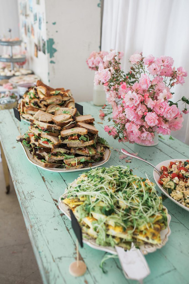 Beautiful shabby chic, boho inspired bridal shower by Jenny Quicksall Photography // onefabday.com