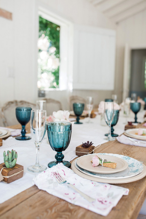 Beautiful shabby chic, boho inspired bridal shower by Jenny Quicksall Photography // onefabday.com