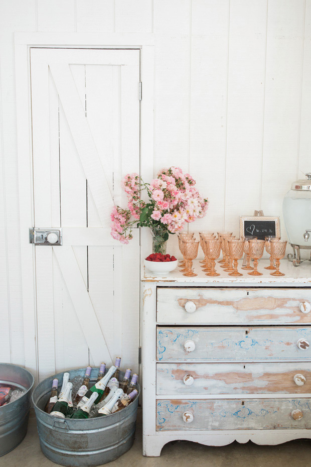 Beautiful shabby chic, boho inspired bridal shower by Jenny Quicksall Photography // onefabday.com