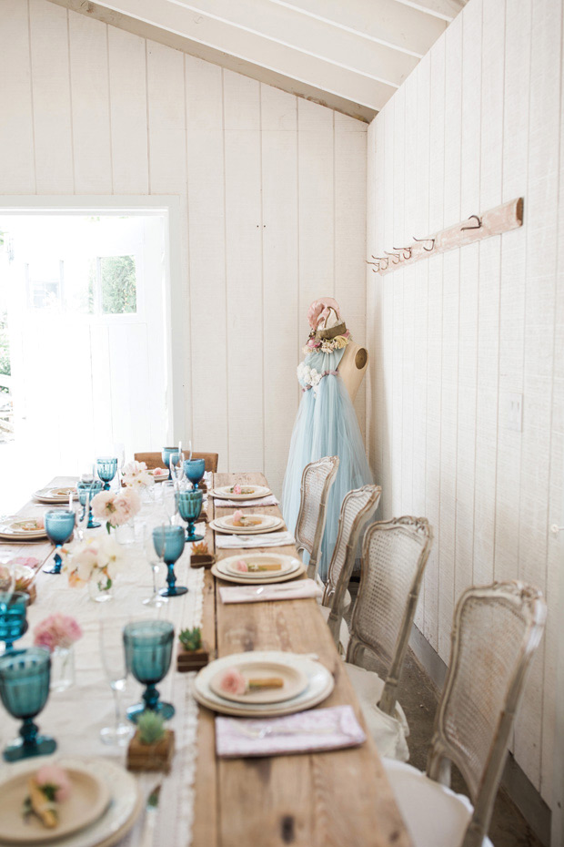 Beautiful shabby chic, boho inspired bridal shower by Jenny Quicksall Photography // onefabday.com