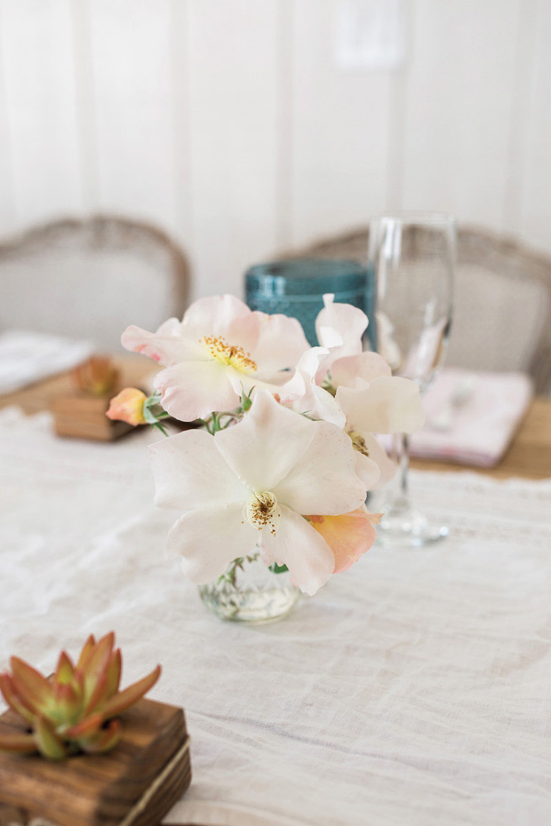 Beautiful shabby chic, boho inspired bridal shower by Jenny Quicksall Photography // onefabday.com